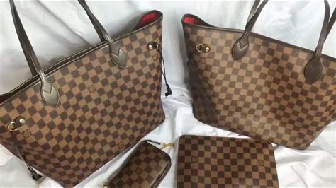 louis vuitton damier ebene wallet real vs fake|louis vuitton neverfull damier ebene.